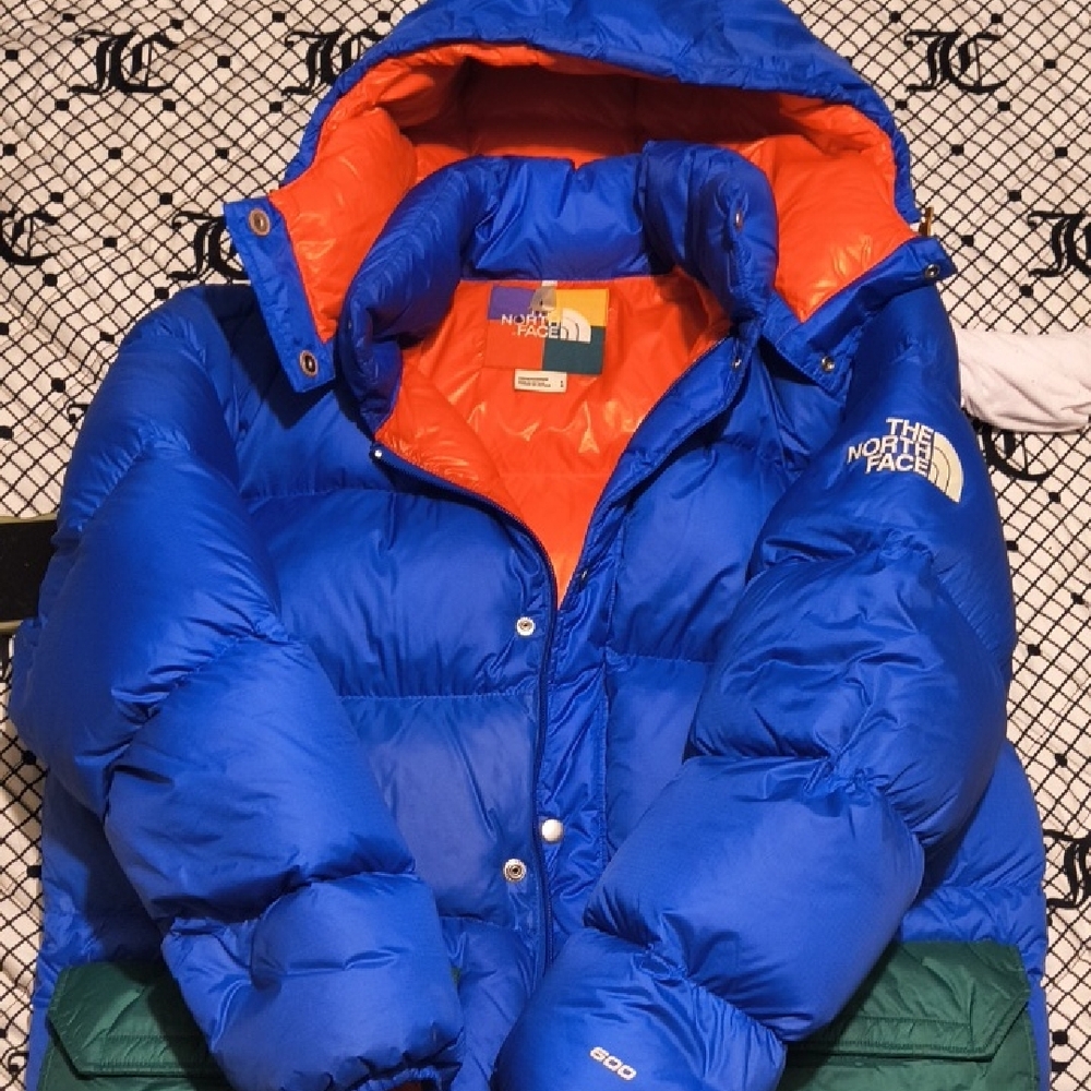 The North Face Blue and Orange Ski Jacket